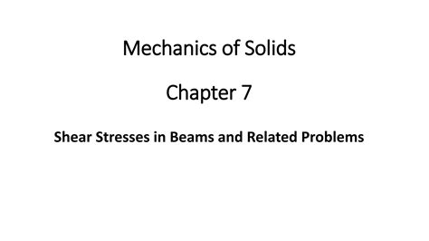 box beam distributed load problem|Chapter 7, Shear Stresses in Beams and Relafed Problems.